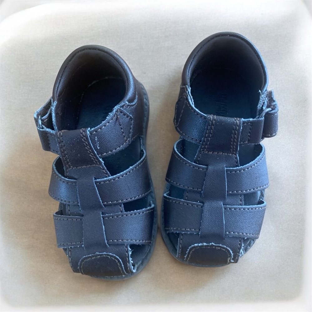 Gymboree Boy/Girl Dark Brown Fisherman Sandal - Toddler Size 4